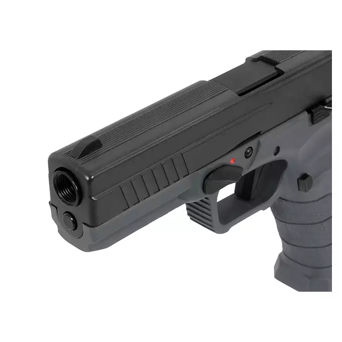 [Zestaw] XTP Xtreme Training Pistol - Grey [APS] + Kabura Airsoftowa do klonów serii G17 - Black [Amomax]