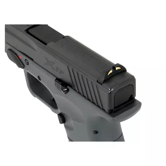 [Zestaw] XTP Xtreme Training Pistol - Grey [APS] + Kabura Airsoftowa do klonów serii G17 - Black [Amomax]