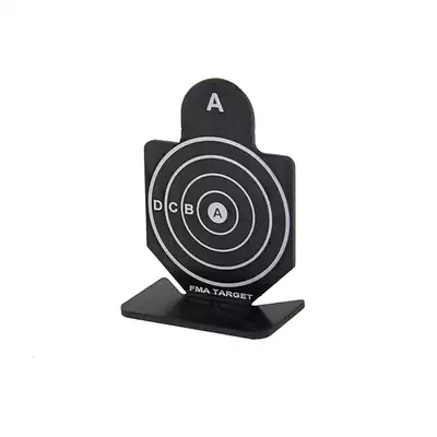 Zestaw Metalowych celów strzeleckich 42 mm X 60 mm Mod.A - Black [FMA]
