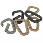 Ensemble Mousqueton nylon - BLACK - 3pcs [FMA]