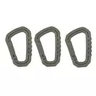 ZESTAW NYLONOWYCH KARABIŃCZYKÓW - FOLIAGE GREEN -3szt [FMA]