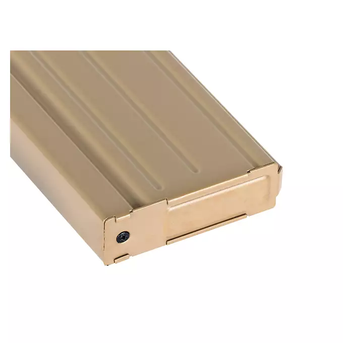 SR25/AR10 Stalowy magazynek na 160 kulek - Tan [A&amp;K]