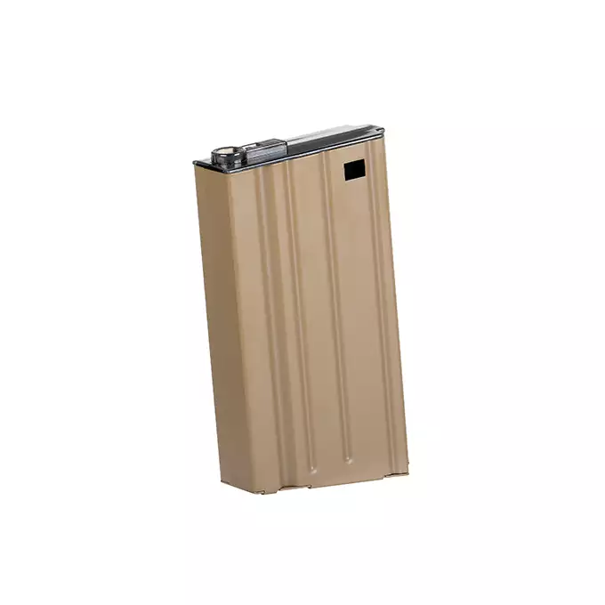SR25/AR10 Stalowy magazynek na 160 kulek - Tan [A&amp;K]