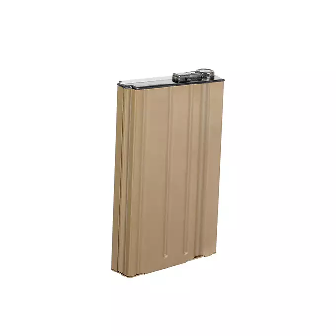 SR25/AR10 Stalowy magazynek na 160 kulek - Tan [A&amp;K]