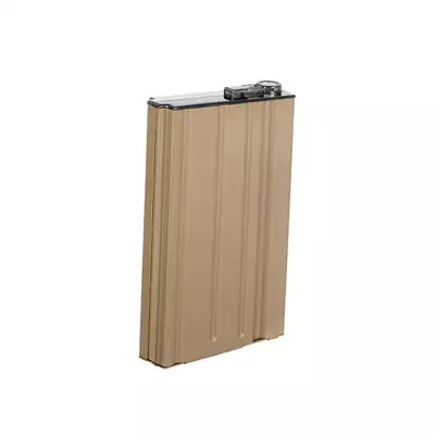 SR25/AR10 Stalowy magazynek na 160 kulek - Tan [A&amp;K]