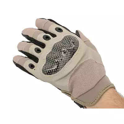 Military Combat Gloves mod. IV (Size XL) - TAN [8FIELDS]
