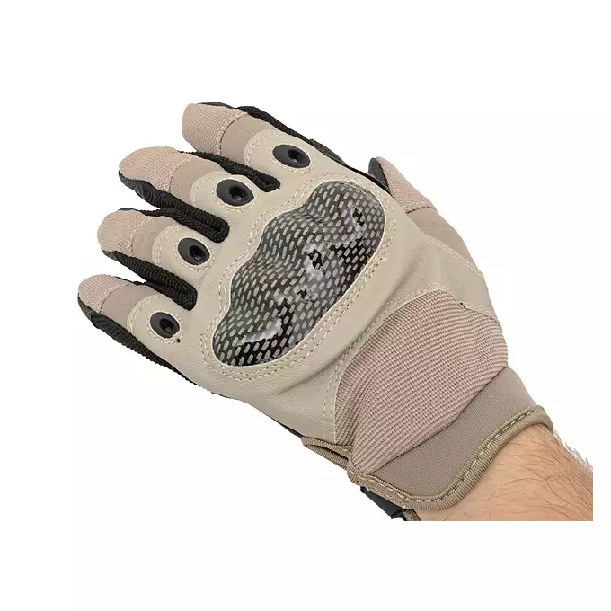 Military Combat Gloves mod. IV (Size L) - TAN [8FIELDS]