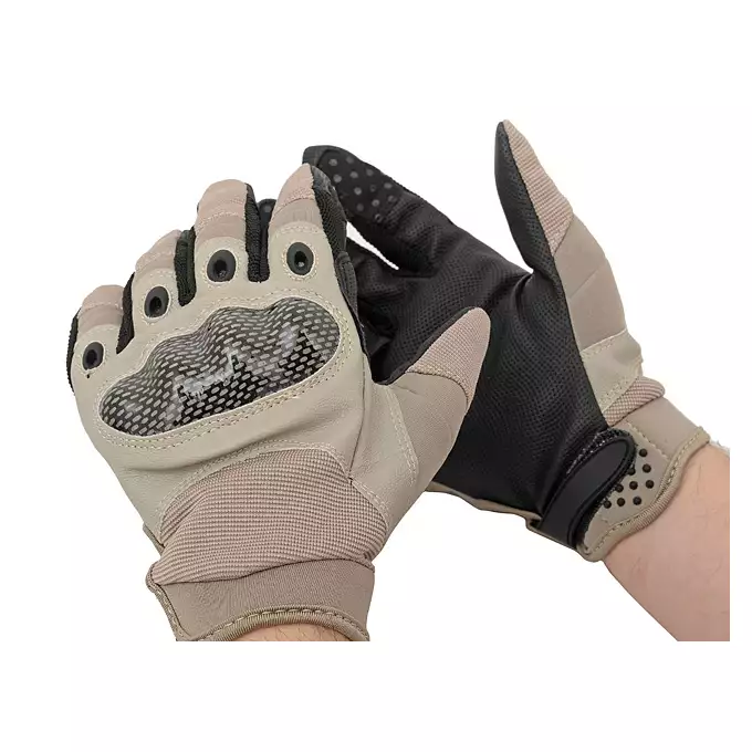 Military Combat Gloves mod. IV (Size XL) - TAN [8FIELDS]