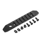 7-slotowa szyna aluminiowa MLOCK/KEYMOD - black [WADSN]