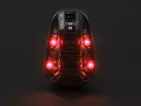 Marcador de casco HEL-STAR 6 GEN III - DarkEarth/Red [WADSN]