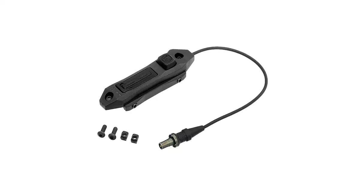 Double switch for torches - black [WADSN]. | TaiwanGun US & EU