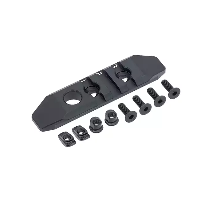 3-slotowa szyna aluminiowa MLOCK/KEYMOD - black [WADSN]