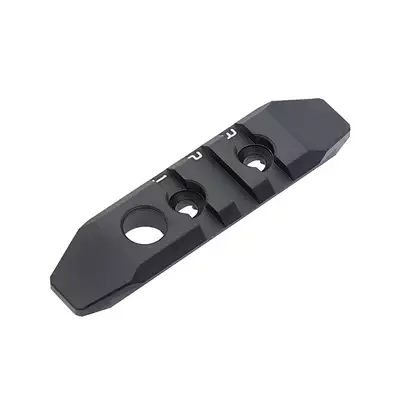 Rail aluminium 3-slot MLOCK/KEYMOD - black [WADSN]