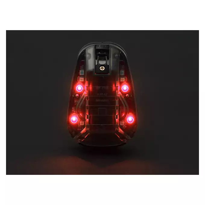 【実物】HEL-STAR 6 Gen III HS-620-01 HEL-STAR 6 GEN III helmet marker - Black/Red [WADSN
