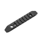 7-slotowa szyna aluminiowa MLOCK/KEYMOD - black [WADSN]