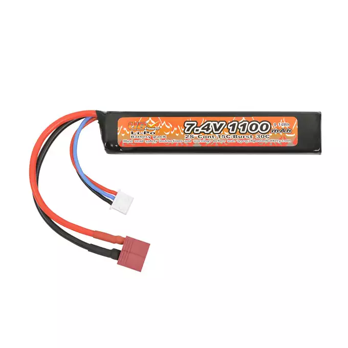 [Zestaw] Phantom Extremis Rifle MK9 eSilver Edge - Black [APS] + Akumulator Li-Po 1100mAh 7,4V 15/30C - Deans [VB]