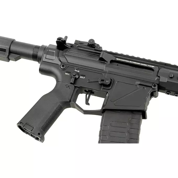 [Zestaw] Phantom Extremis Rifle MKVIII eSilver Edge - Black [APS] + Akumulator Li-Po 1100mAh 11,1V 20C - Deans [IPower]