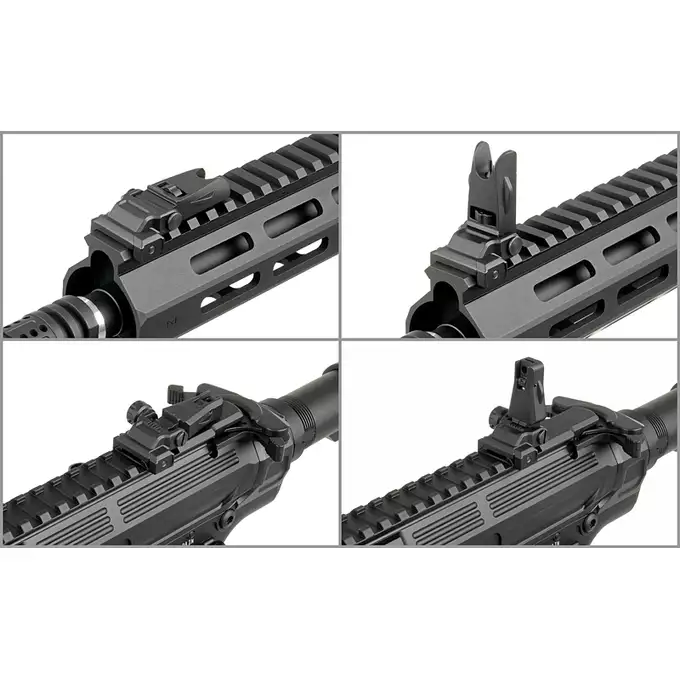 [Zestaw] Phantom Extremis Rifle MKVIII eSilver Edge - Black [APS] + Akumulator Li-Po 1100mAh 11,1V 20C - Deans [IPower]