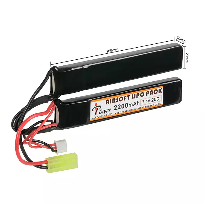 [Zestaw] SR4 ST FALCON-W - Black [SRC] + Akumulator Li-Po 2200mAh 7,4V 20C [IPower]