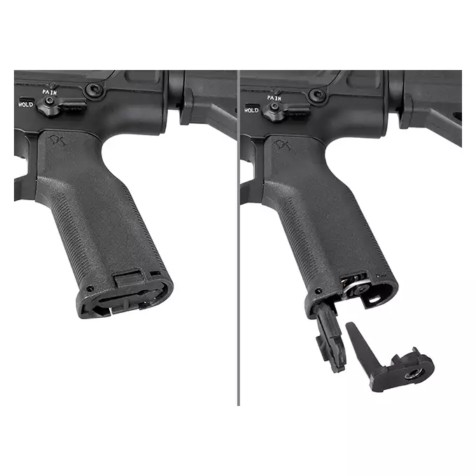 [Zestaw] Phantom Extremis Rifle MKVIII eSilver Edge - Black [APS] + Akumulator Li-Po 1100mAh 11,1V 20C - Deans [IPower]