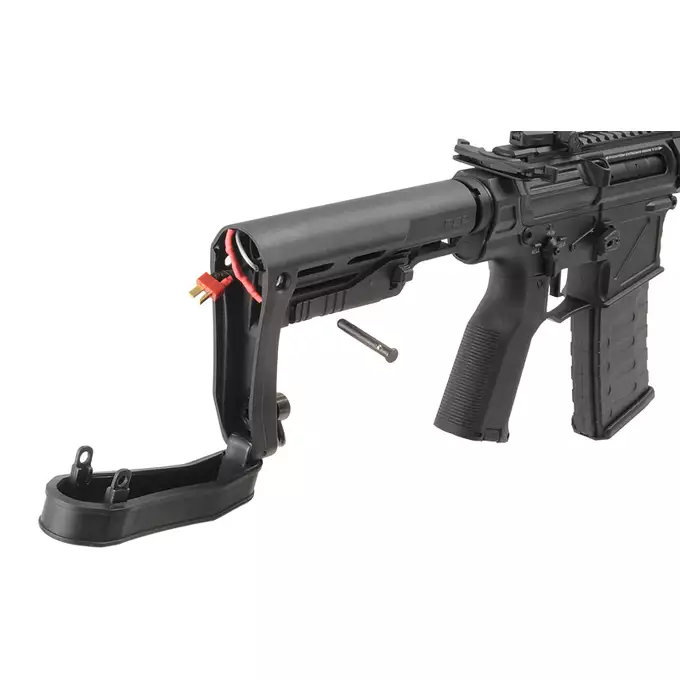[Zestaw] Phantom Extremis Rifle MKVIII eSilver Edge - Black [APS] + Akumulator Li-Po 1100mAh 7,4V 15/30C - Deans [VB]