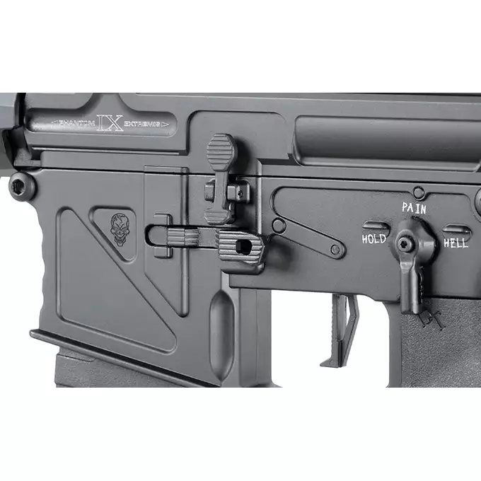[Zestaw] Phantom Extremis Rifle MK9 eSilver Edge - Black [APS] + Akumulator Li-Po 1100mAh 11,1V 20C - Deans [IPower]