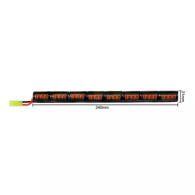 [Zestaw] BY-012 - Black [Double Bell] + AKUMULATOR NiMH 9,6V 1600mAh typ Stick [IPower]
