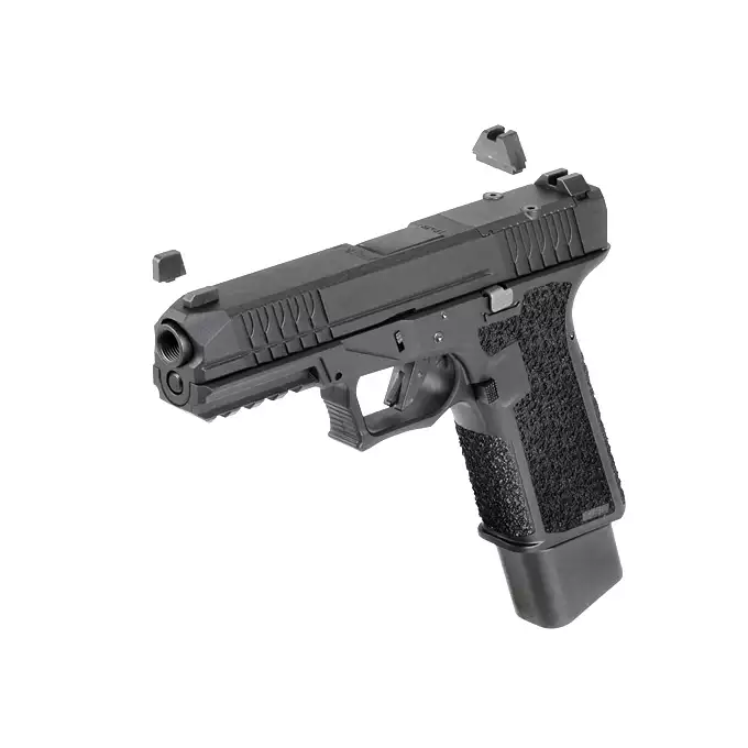 [Zestaw] JDG P80 PFS9 GBB - Black [DE] + Magazynek Green Gas do JDG P80 PFS9 [DE]