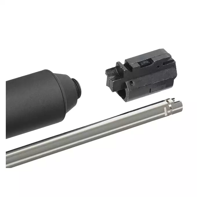 [Zestaw] Replika pistoletu PX001 CO2 [WE] + Komplet Tłumika dźwięku wraz z lufą PX001 [WE]
