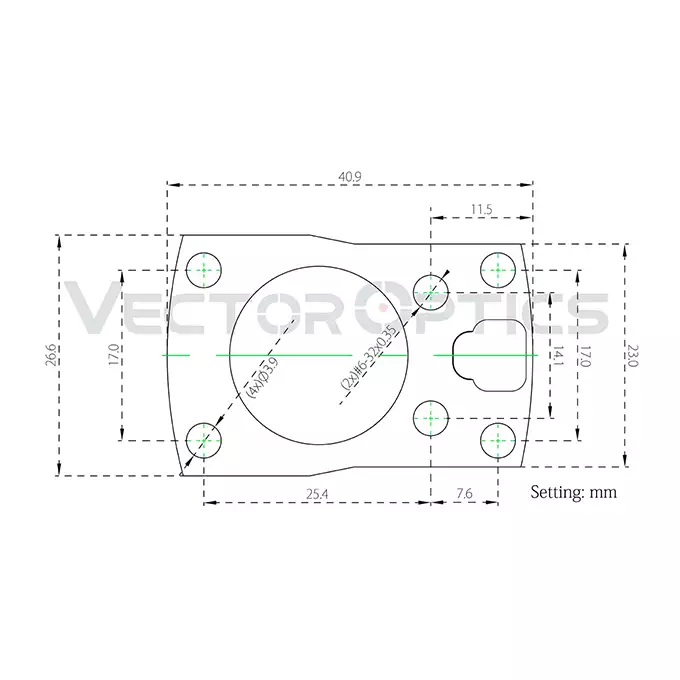 [Set] Frenzy-s Red Dot Sight - Black [Vector Optics] + Frenzy-S Line Red Dot Sight Offset Mount [Vector Optics]
