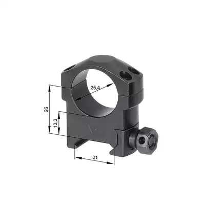 Pierścienie montażowe 25,4mm [Vector Optics]