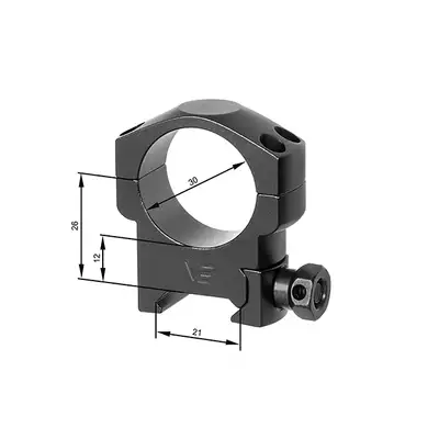Mounting rings 30mm [Vector Optics]