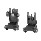 Polymer Folding Sight Set - Black [CYMA]