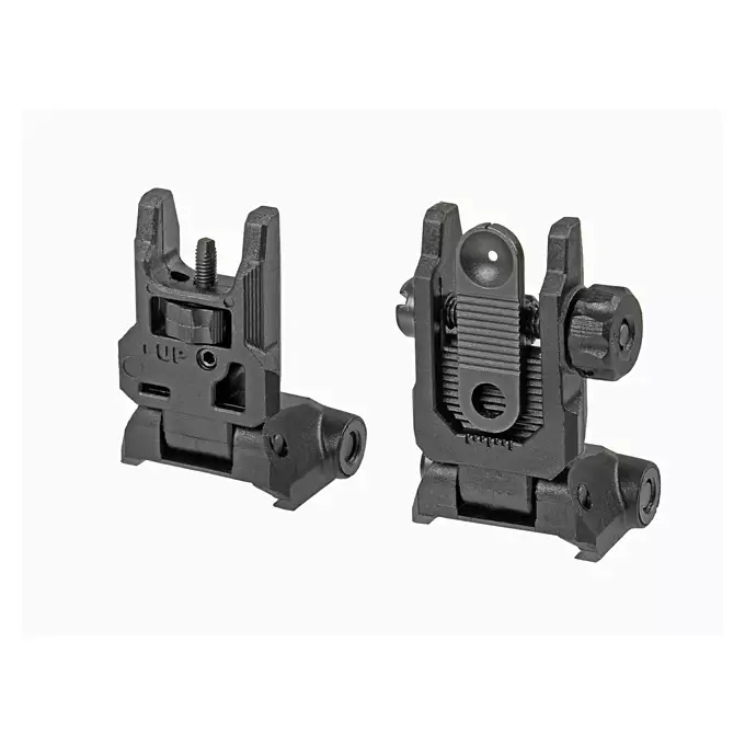 Polymer Folding Sight Set - Black [CYMA]