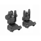 Polymer Folding Sight Set - Black [CYMA]