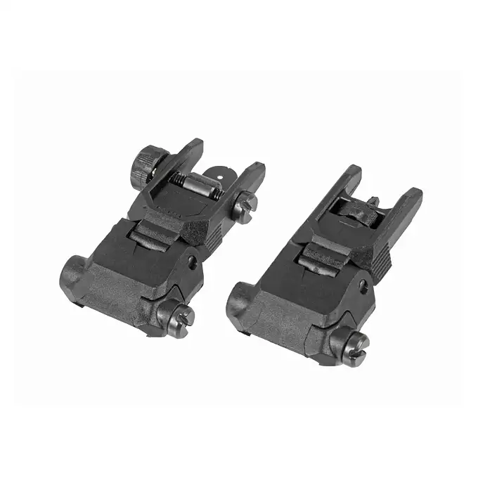 Polymer Folding Sight Set - Black [CYMA]