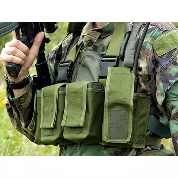 Navy Seal Chest Rig na magazynki M16/AK47/M14 - Olive [8FIELDS CLASSIC]