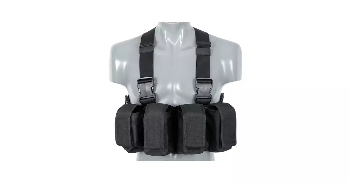 Navy Seal Chest Rig w/ M16/AK47/M14 Pouches - Black [8FIELDS CLASSIC ...