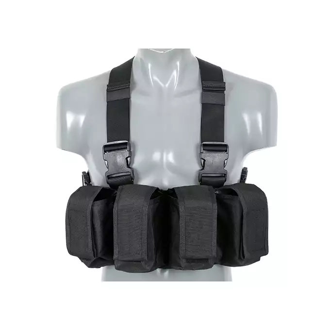 Navy Seal Chest Rig na magazynki M16/AK47/M14 - Black [8FIELDS CLASSIC]