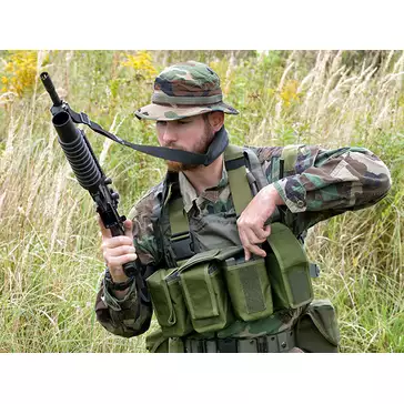 Navy Seal Chest Rig na magazynki M16/AK47/M14 - Olive [8FIELDS CLASSIC]