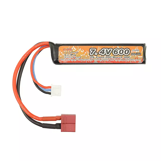Li-Po Battery 600mAh 7,4V 20C - T-connector [VB]
