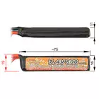 Li-Po Battery 600mAh 7,4V 20C - T-connector [VB]