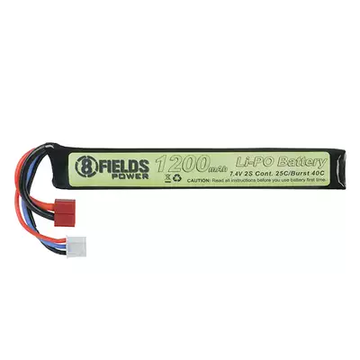 Akumulator Li-Po 1200mAh 7,4V 25/40C - T-connector [8FIELDS]