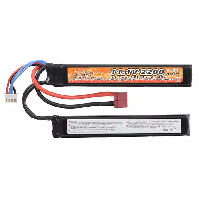 Batería Li-Po 2200mAh 11,1V 20 / 40C - T-connector [8FIELDS]