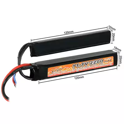 Battery Li-Po 2200mAh 11,1V 20/40C - T-connector [VB]
