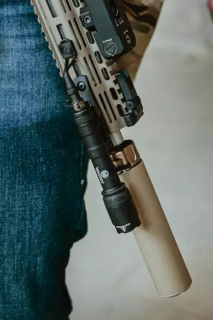 USSOCOM 5.56 SPITFIRE Tracer Sound Suppressor - Tan [5KU]
