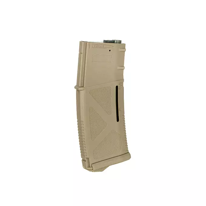 [Zestaw] MAGAZYNEK O ZMIENNEJ POJEMNOŚCI 30/130 KULEK DO M4/M16 - TAN [Arcturus]