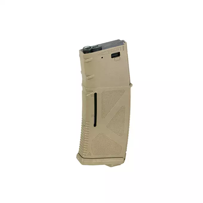 [Zestaw] MAGAZYNEK O ZMIENNEJ POJEMNOŚCI 30/130 KULEK DO M4/M16 - TAN [Arcturus]