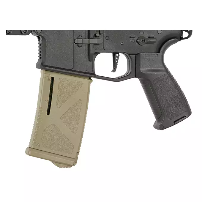 [Zestaw] MAGAZYNEK O ZMIENNEJ POJEMNOŚCI 30/130 KULEK DO M4/M16 - TAN [Arcturus]