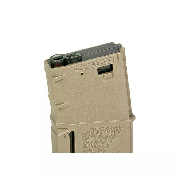 [Zestaw] MAGAZYNEK O ZMIENNEJ POJEMNOŚCI 30/130 KULEK DO M4/M16 - TAN [Arcturus]